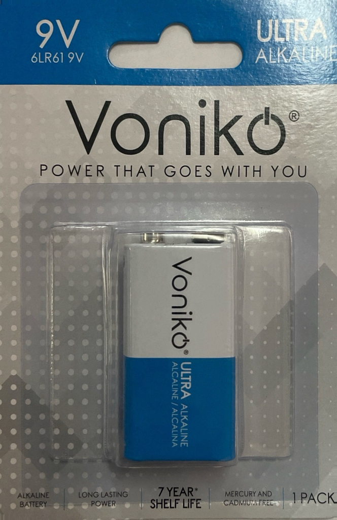  voniko  9v بطاريات