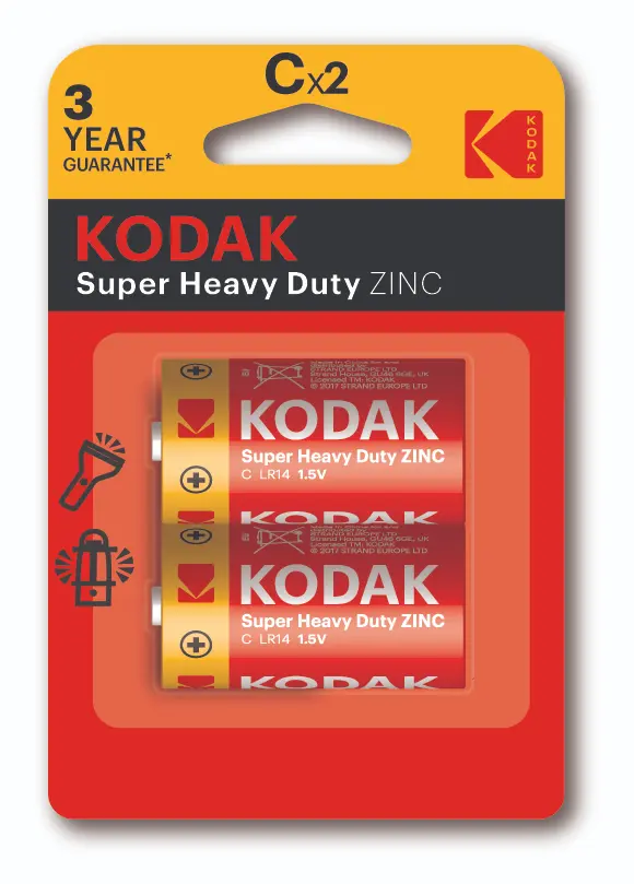 بطاريات كوداك زنك حجم متوسط C