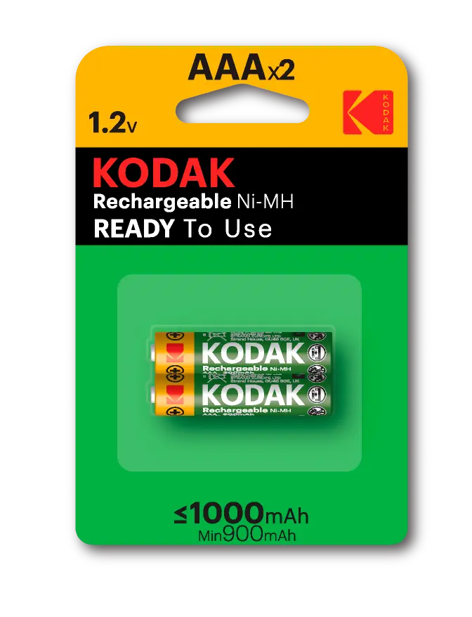 [K.B.NiMh 3954021] بطاريات كوداك قابلة للشحن ريموت AAA