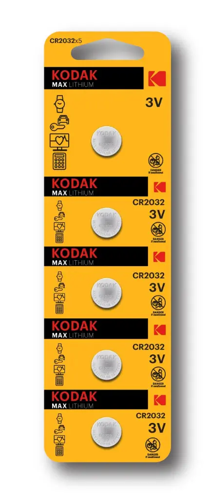 بطاريات كوداك ليثيوم CR2032-5