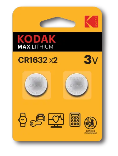 بطاريات كوداك ليثيوم CR1632-2