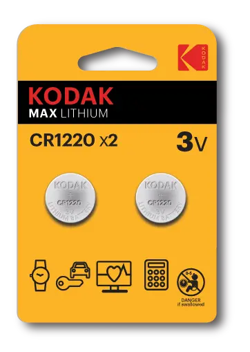 بطاريات كوداك ليثيوم CR1220-2