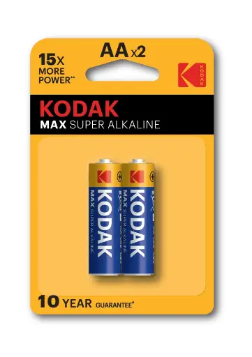 [30952829] بطاريات Kodak ألكالاين ماكس AA عدد2