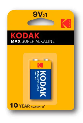 [3952850] بطاريات Kodak ألكالاين ماكس 9V