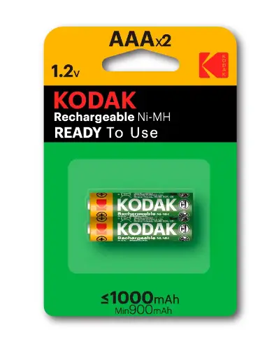 [K.B.NiMh 3954021] بطاريات كوداك قابلة للشحن ريموت AAA